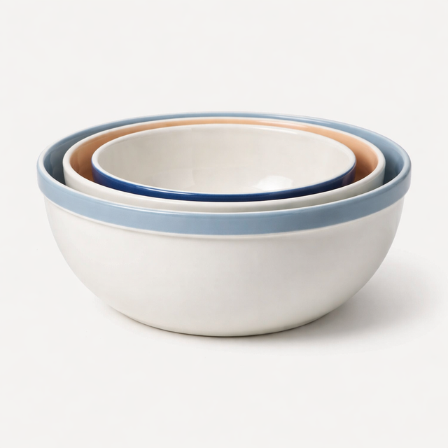 Nesting Serving Bowl Set, 3 Pieces - front