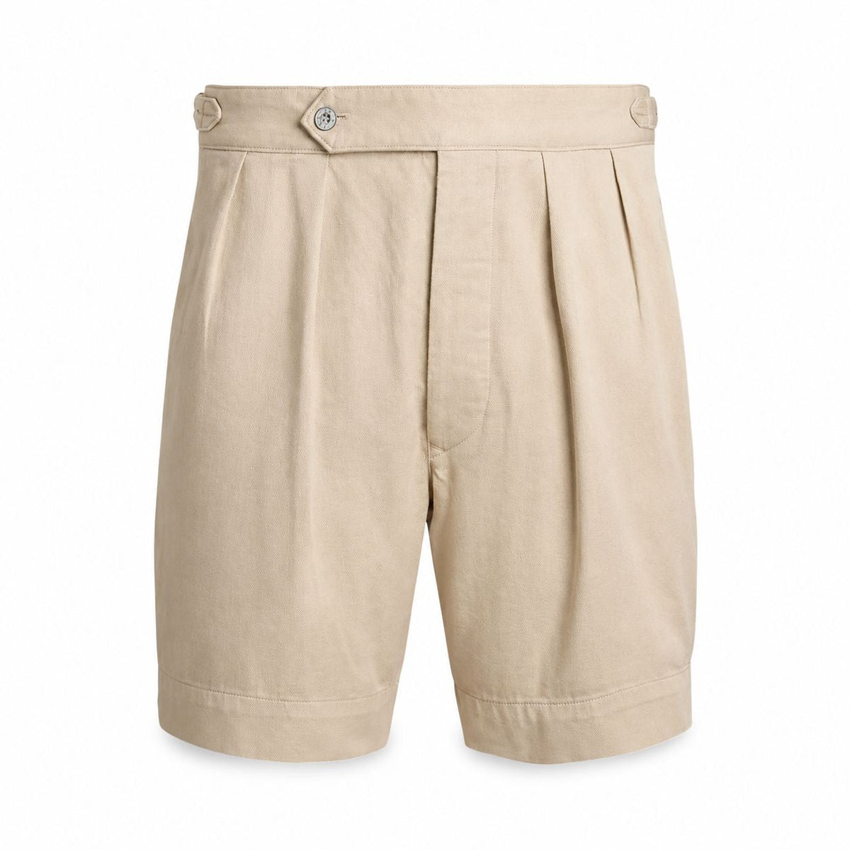 Relaxed Fit Stoffhose mit Falten